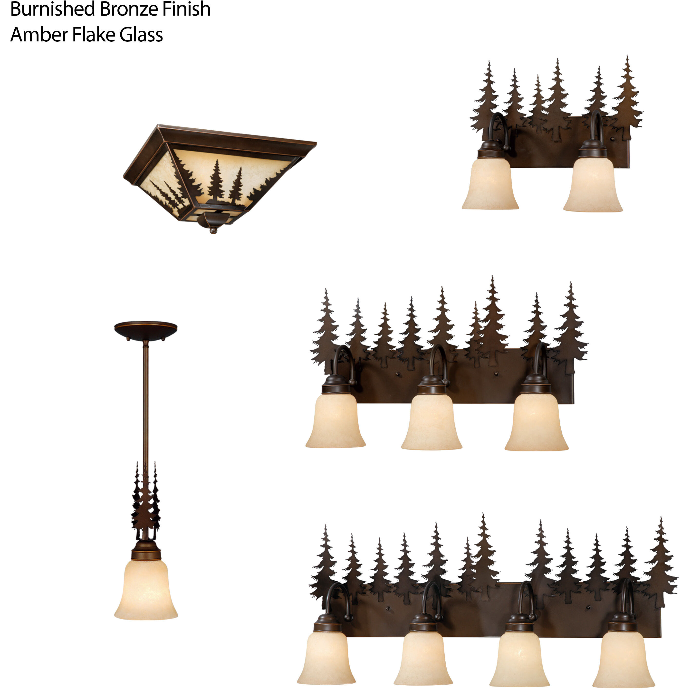 Yosemite LED 14 inch Burnished Bronze Flush Mount Ceiling Light